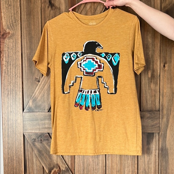 Tops - Mustard Graphic Tee
